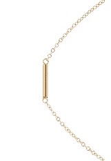 teensy catchy bar charm gold baby necklace